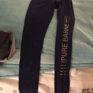 Pure Barre Navy Leggings